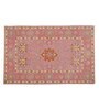 Pink Persian Cotton 5 ft x 8 ft Hand tufted Carpet
