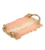 Pink Resin Pink Petal Tray