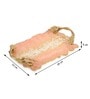 Pink Resin Pink Petal Tray