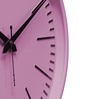 Pink Plastic 12-Inch Embossed Silent Numbers (Quartz Movement) Wall Clock