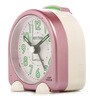 Pink Plastic Analog Alarm Table Clock