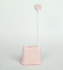 Dimmable Eye Protection LED Pink Shade Study Lamp with Plastic Base
