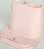 Dimmable Eye Protection LED Pink Shade Study Lamp with Plastic Base