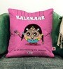 Pink Poly Cotton Quotes 12x12 inches 1 Cushion Cover