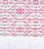 Malta (12x84) White & Pink Polycanvas Table Runner