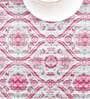 Malta (12x84) White & Pink Polycanvas Table Runner