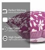 Pink Polycotton Floral 24x24 inches Cushion Covers (Pack of 2)