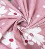 Pink Polycotton Floral 300 GSM 4pcs Comforter Set