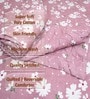 Pink Polycotton Floral 300 GSM 4pcs Comforter Set