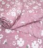 Pink Polycotton Floral 300 GSM 4pcs Comforter Set