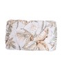 Beige Polycotton Floral 300 GSM Single Bed Reversible Quilted Comforter