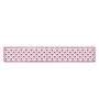 Floral (78x12) White & Pink Poly Cotton Table Runner