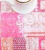 Boho (12x84) Pink & White Polyester Table Runner