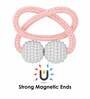 Pink Polyester (Set of 2) Curtain Tie Backs