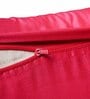 Pink Polyester Traditional 16x16 inches Cushion Covers (1pc)