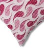 Pink Polyester Abstract 18x18 inches Cushion Covers Set of 2