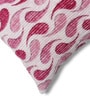 Pink Polyester Abstract 18x18 inches Cushion Covers Set of 5