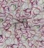 Pink Polyester Abstract 5ft Room Darkening Eyelet Window Curtains (2 Pc)
