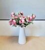 Pink Polyester Artificial Flower
