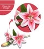 Pink Polyester Artificial Flower