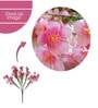 Pink Polyester Artificial Flower