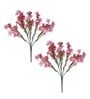 Pink Polyester Artificial Flower