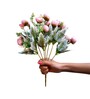 Pink Polyester Artificial Flower