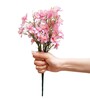 Pink Polyester Artificial Flower