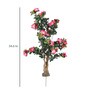 Pink Polyester Artificial Plant Without Pot