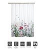 Pink Shower Polyester 6 Ft Blackout Eyelet Shower Curtain