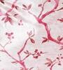 Pink Floral Polyester Blend 16 x 16 Inches Cushion Covers (Set of 5)