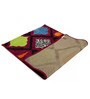 Maroon Traditional Polyester 34x22 Inches AntiSkid Bath Mat