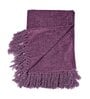 Pink Polyester Chenille Checkered 50X60 Inches Throw
