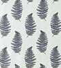 Grey Floral Polyester 7 Ft Semisheer Eyelet Door Curtains (Set of 2)