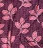Purple Floral Polyester 7 Ft Semisheer Eyelet Door Curtains (Set of 2)