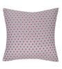 Pink Polyester Jacquard 16x16 inches Cushion Cover Set of 5