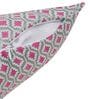 Pink Polyester Jacquard 16x16 inches Cushion Cover Set of 5
