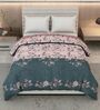 Pink Polyester Solid 105 GSM Double Bed Comforter