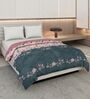 Pink Polyester Solid 105 GSM Double Bed Comforter