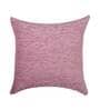 Pink Textured Polyester 16 x 16 Inches Cushion Covers (Set of 5)