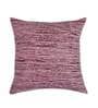 Pink Textured Polyester 16 x 16 Inches Cushion Covers (Set of 5)