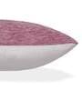 Pink Textured Polyester 16 x 16 Inches Cushion Covers (Set of 5)