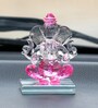 Pink Polyresin Ganesha Idol