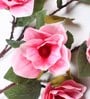 Pink Polyurethane Magnolia Artificial Flower