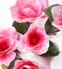 Pink Polyurethane Magnolia Artificial Flower