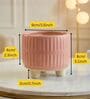 Pink  3.5-Inch Ceramic Flower Pot