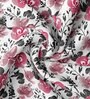 Pink Printed 180 TC Pure Cotton King Sized Bedsheet with 2 Pillow Covers