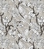 Grey Printed 220 Tc Cotton Super King Bedsheet With 2 Pillow Covers