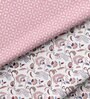 Pink Pure Cotton Printed 150 GSM Single Bed AC Room Dohar