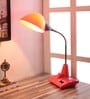 Pink Pvc Shade Study Lamp With Pink Base